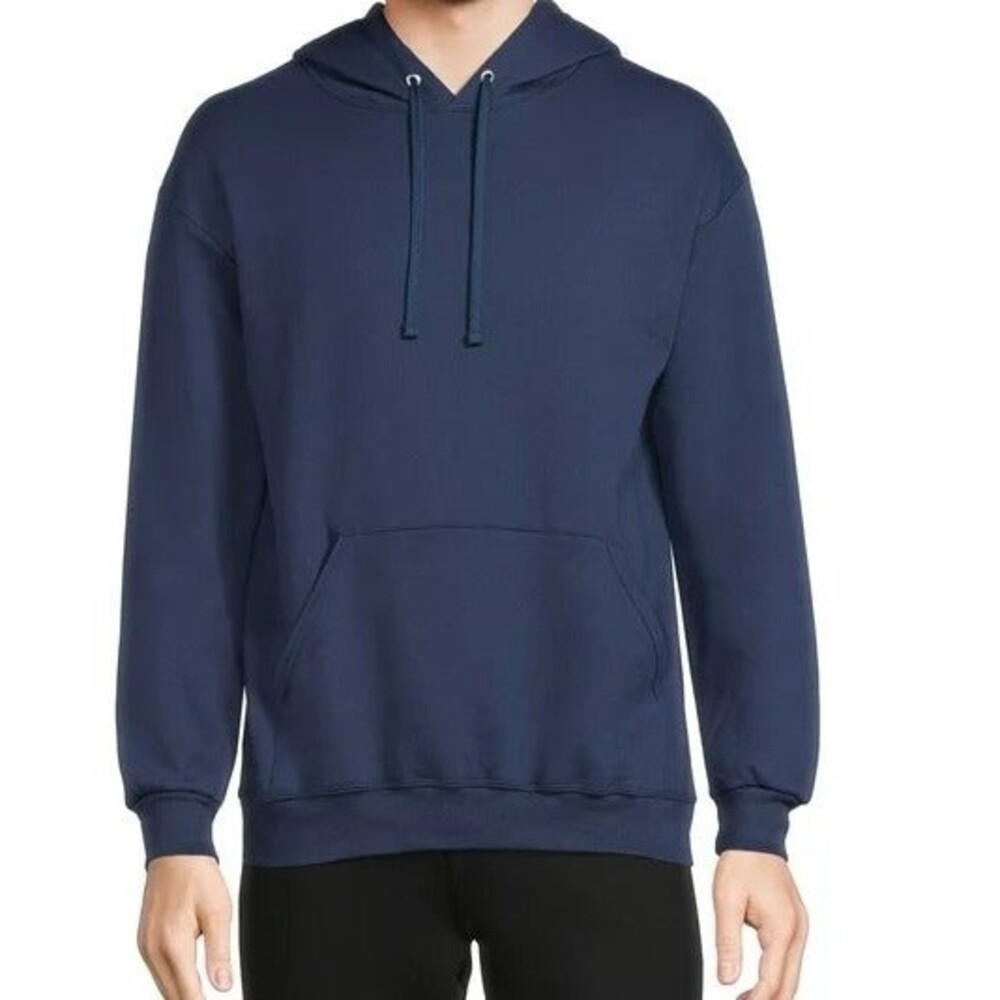 Men's 2XL Navy Blue Hoodie NEW Pullover with pockets Athletic Works